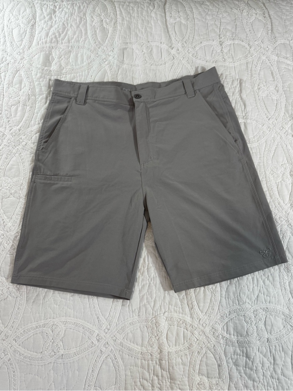 Men's Gray Fishing Shorts